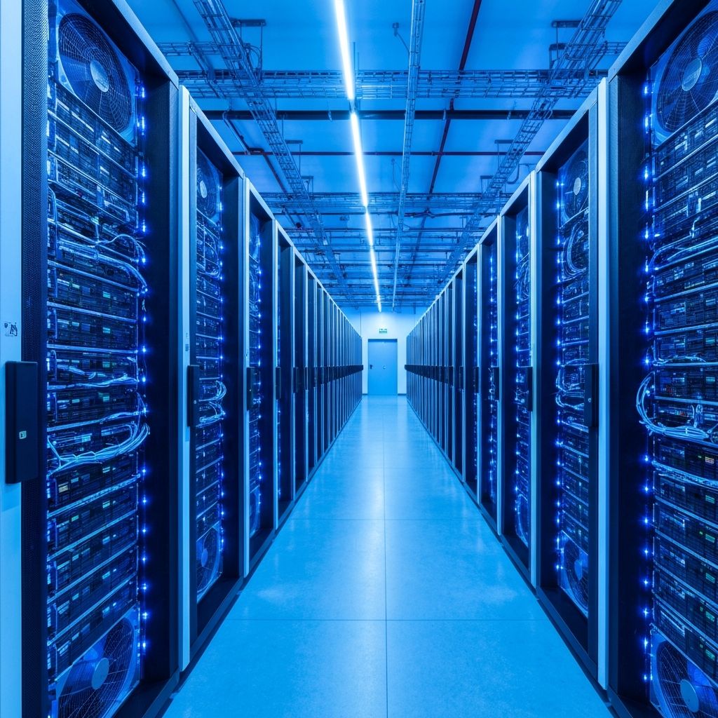 Data center interior